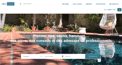 Desktop Screenshot of idees-piscine.com