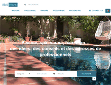 Tablet Screenshot of idees-piscine.com